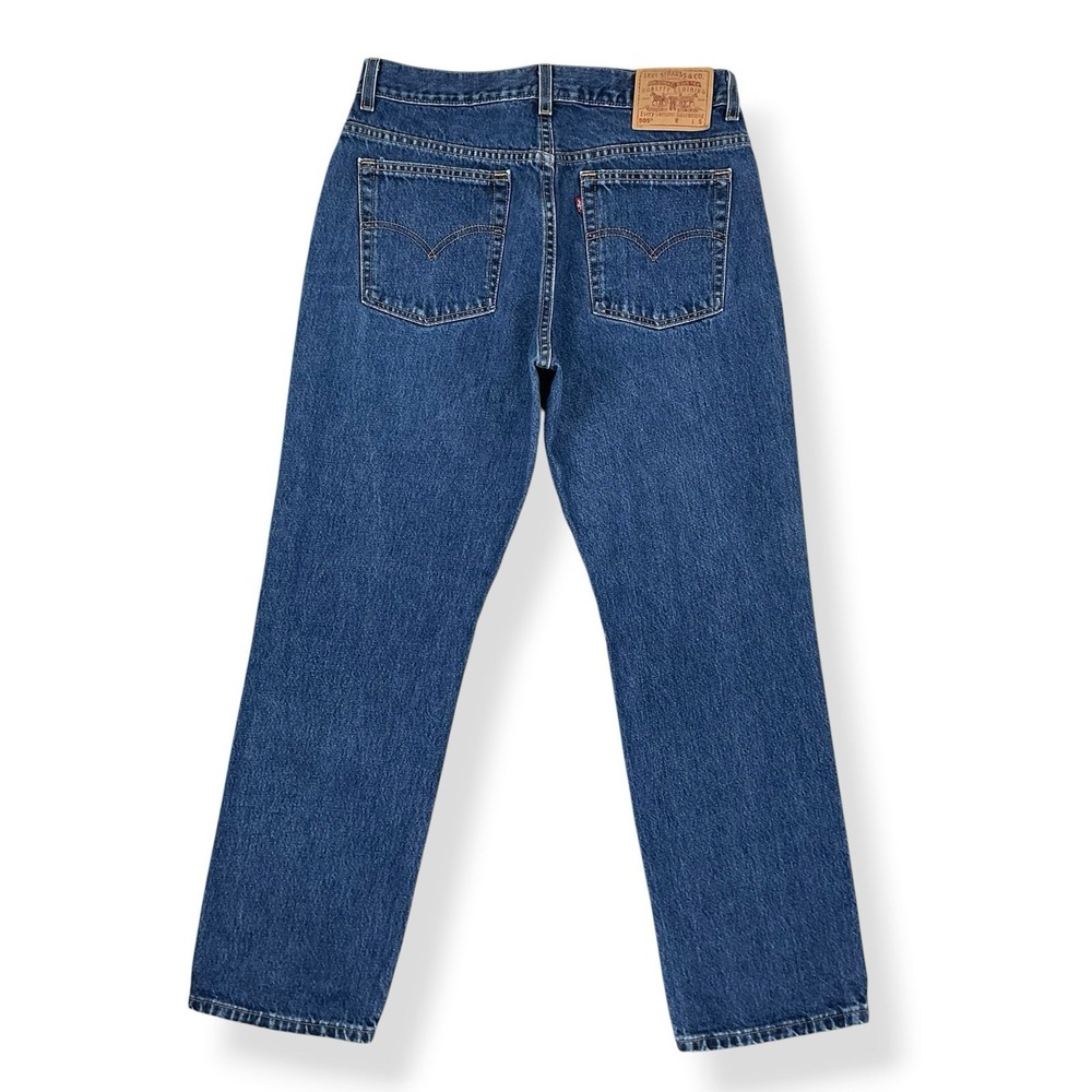 Levis Jeans Women 30x28 Blue 505 Low Rise Straight Denim 1986 Cotton USA Vintage